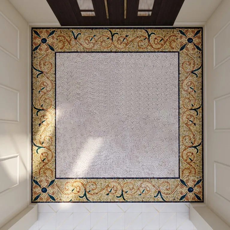 Custom Edge Border Scaling Adapted for Standard Springs Bathroom Dimensions