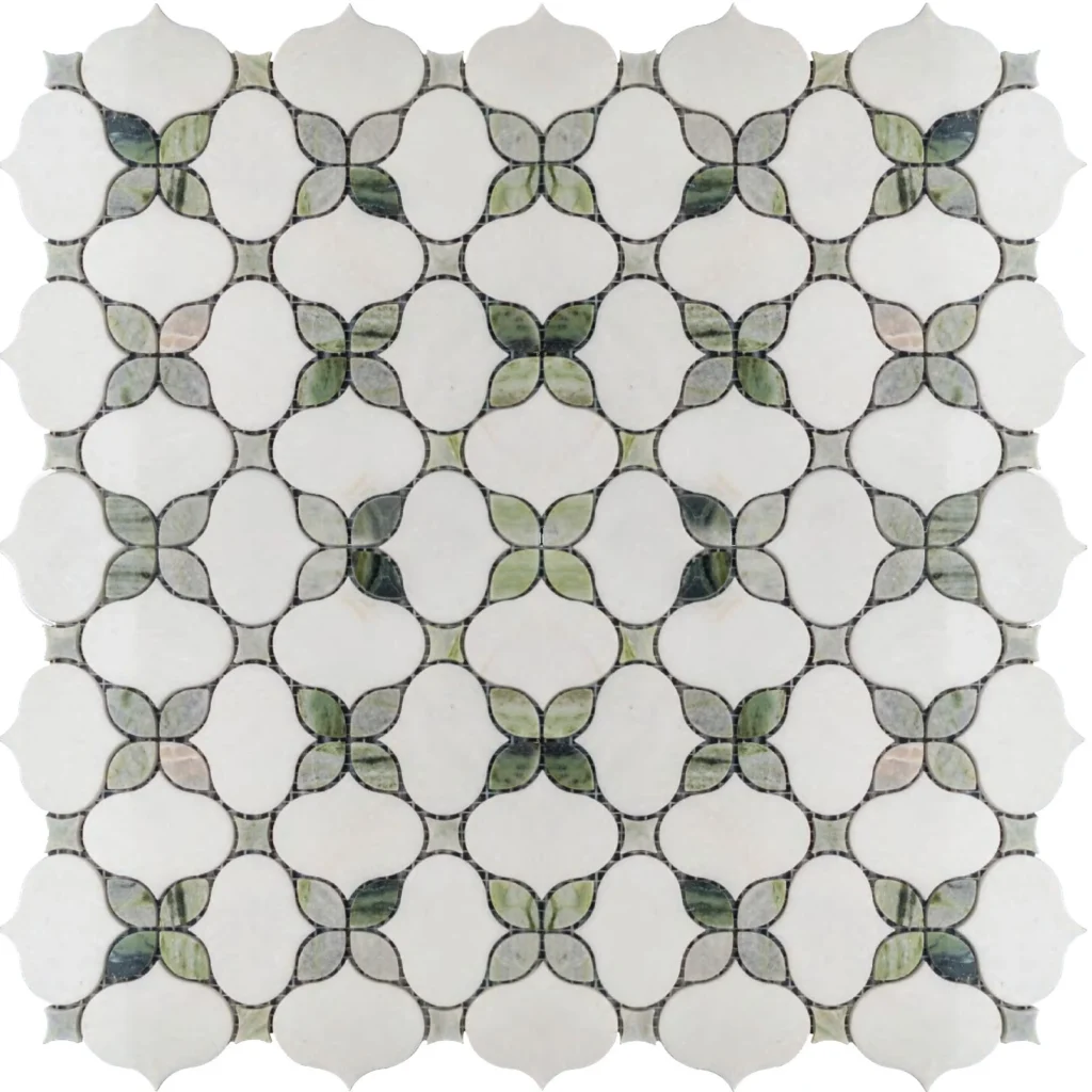 Cloverleaf Marble Mosaic1
