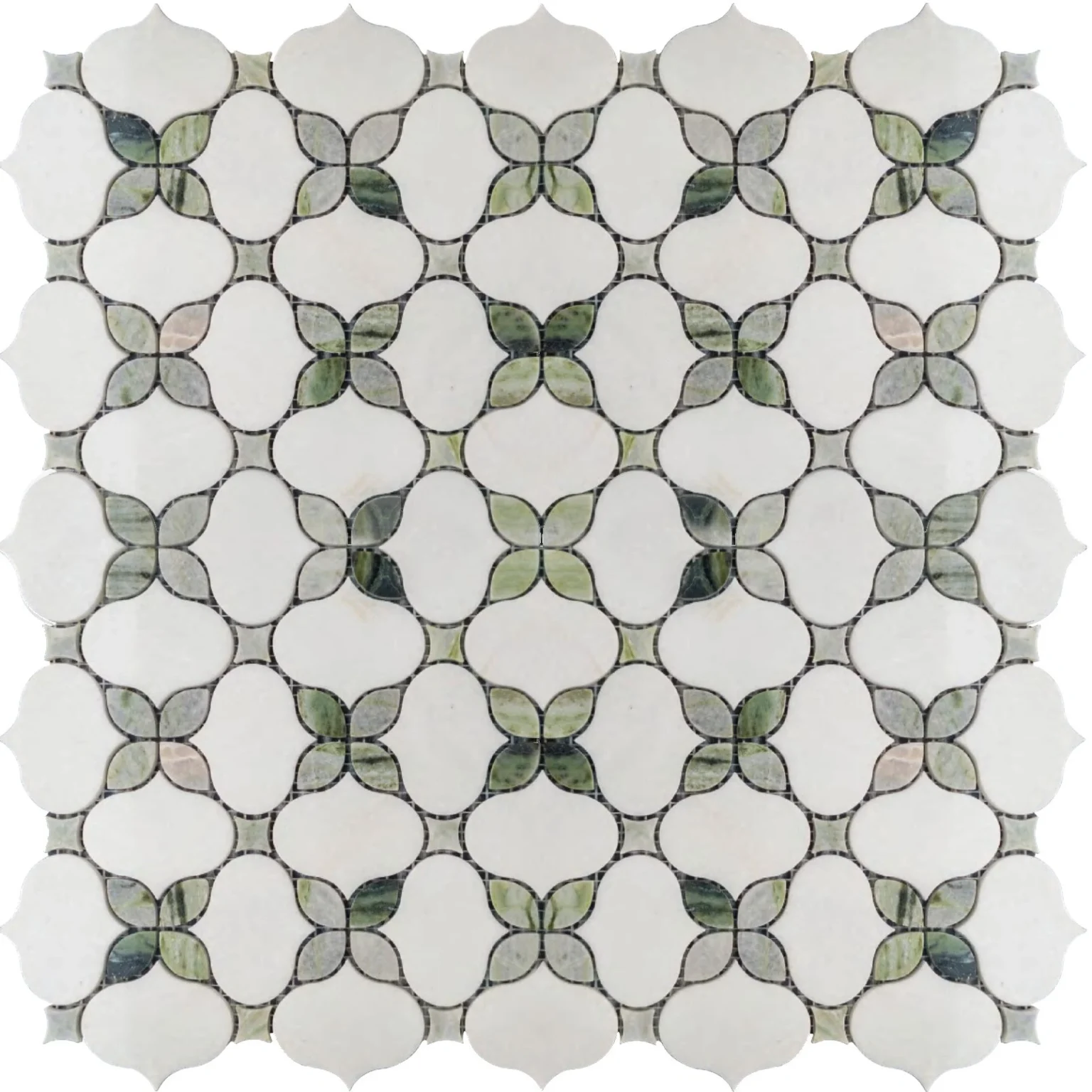 Cloverleaf Marble Mosaic1