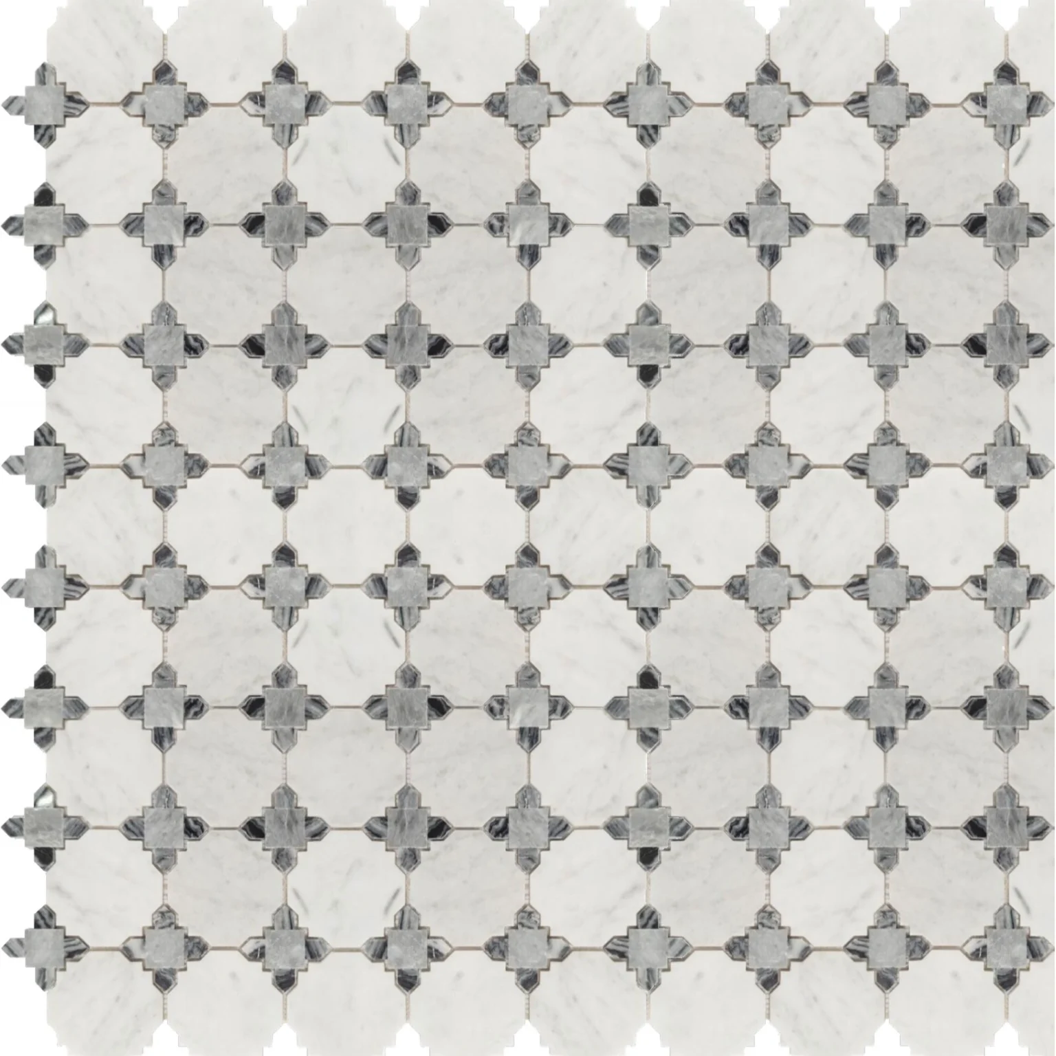 Minimalist Circle Marble Mosaic1