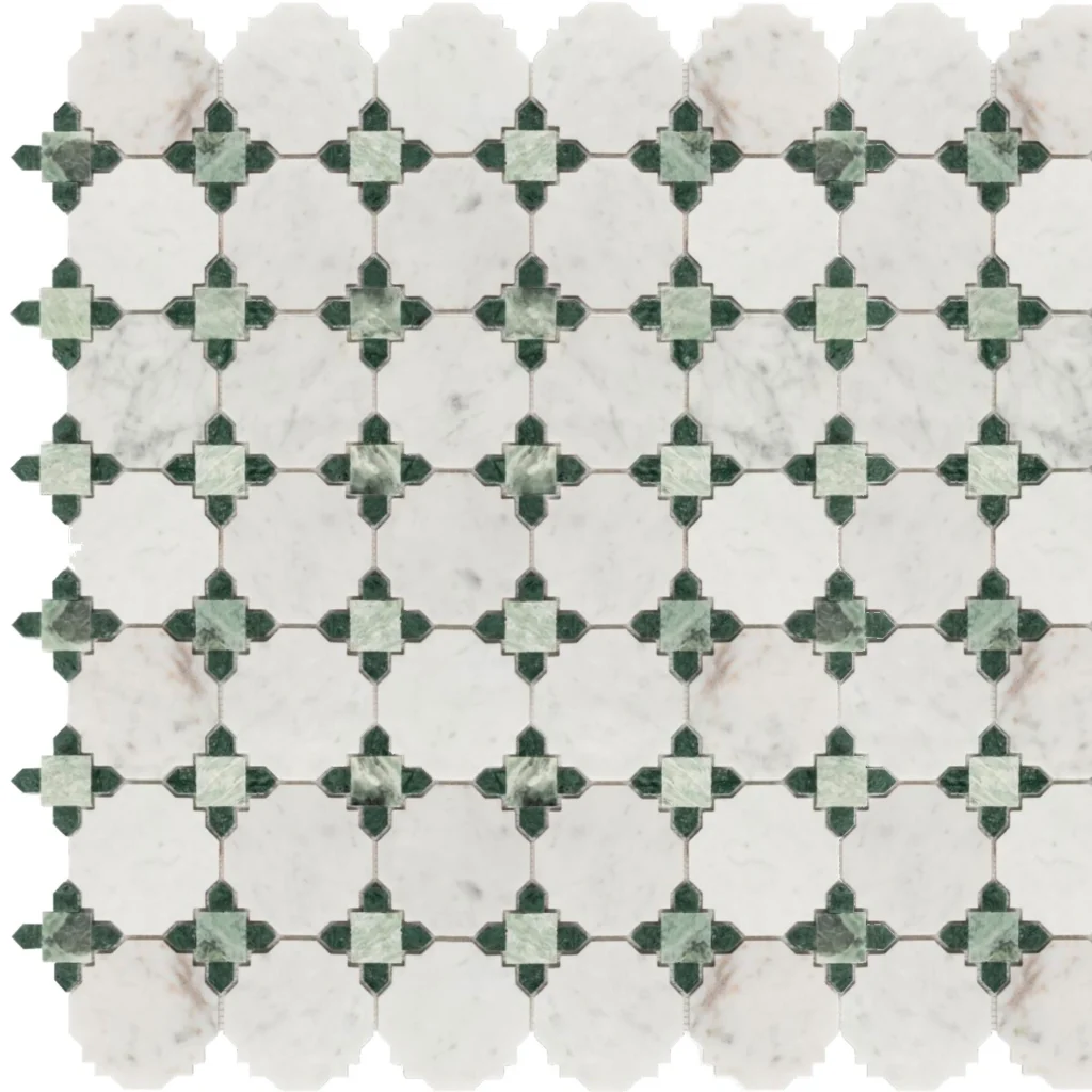 Minimalist Circle Marble Mosaic2