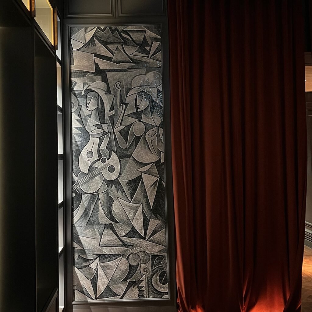 Abstract mosaic design