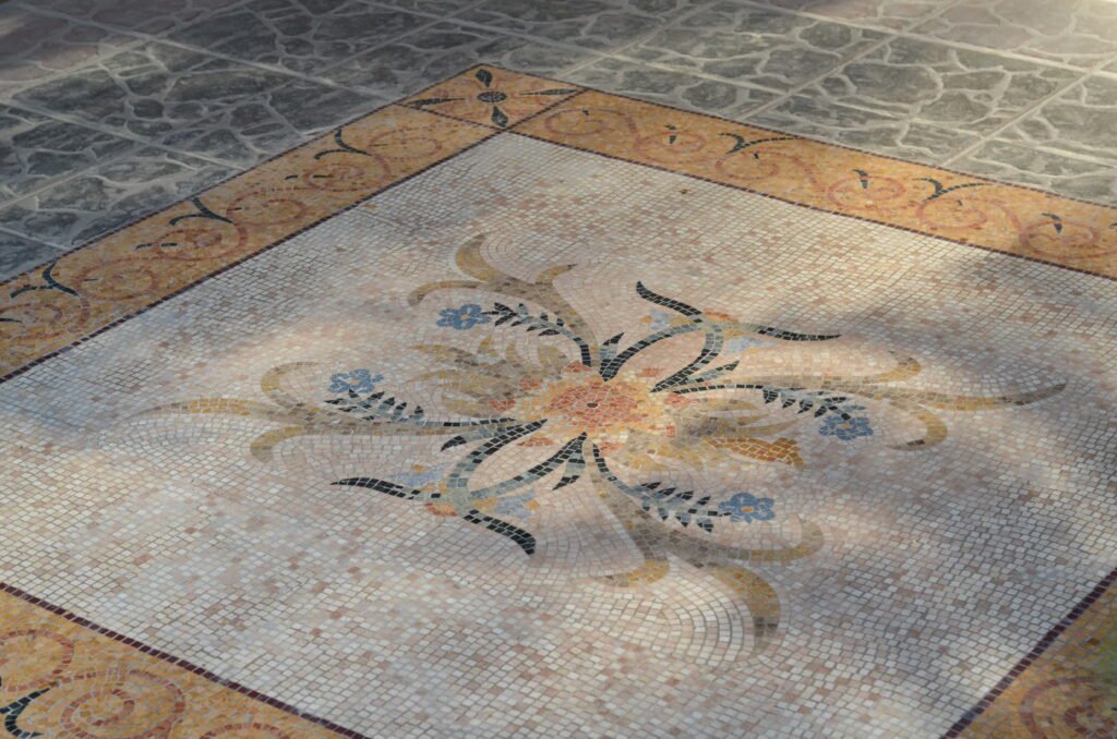 mosaic floor