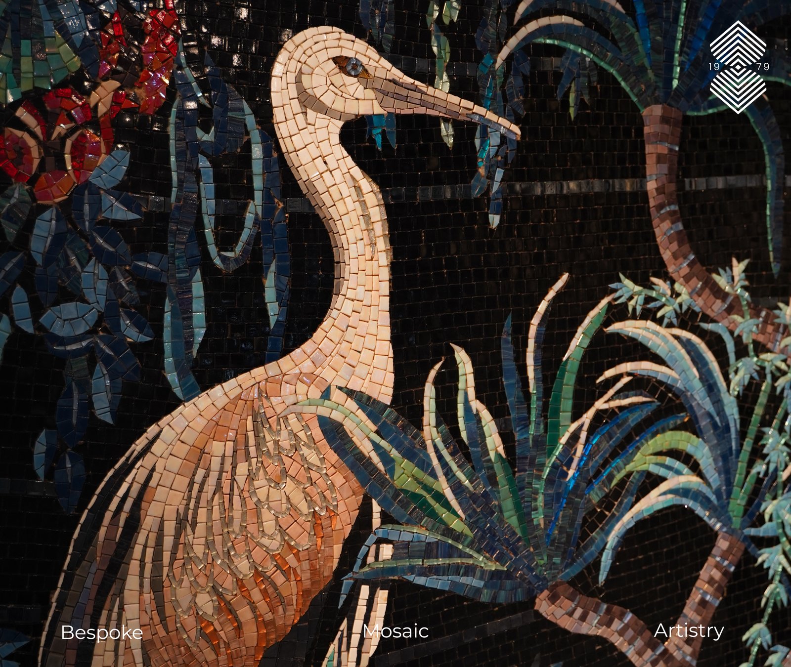 Flamingo Mosaic and Landscape