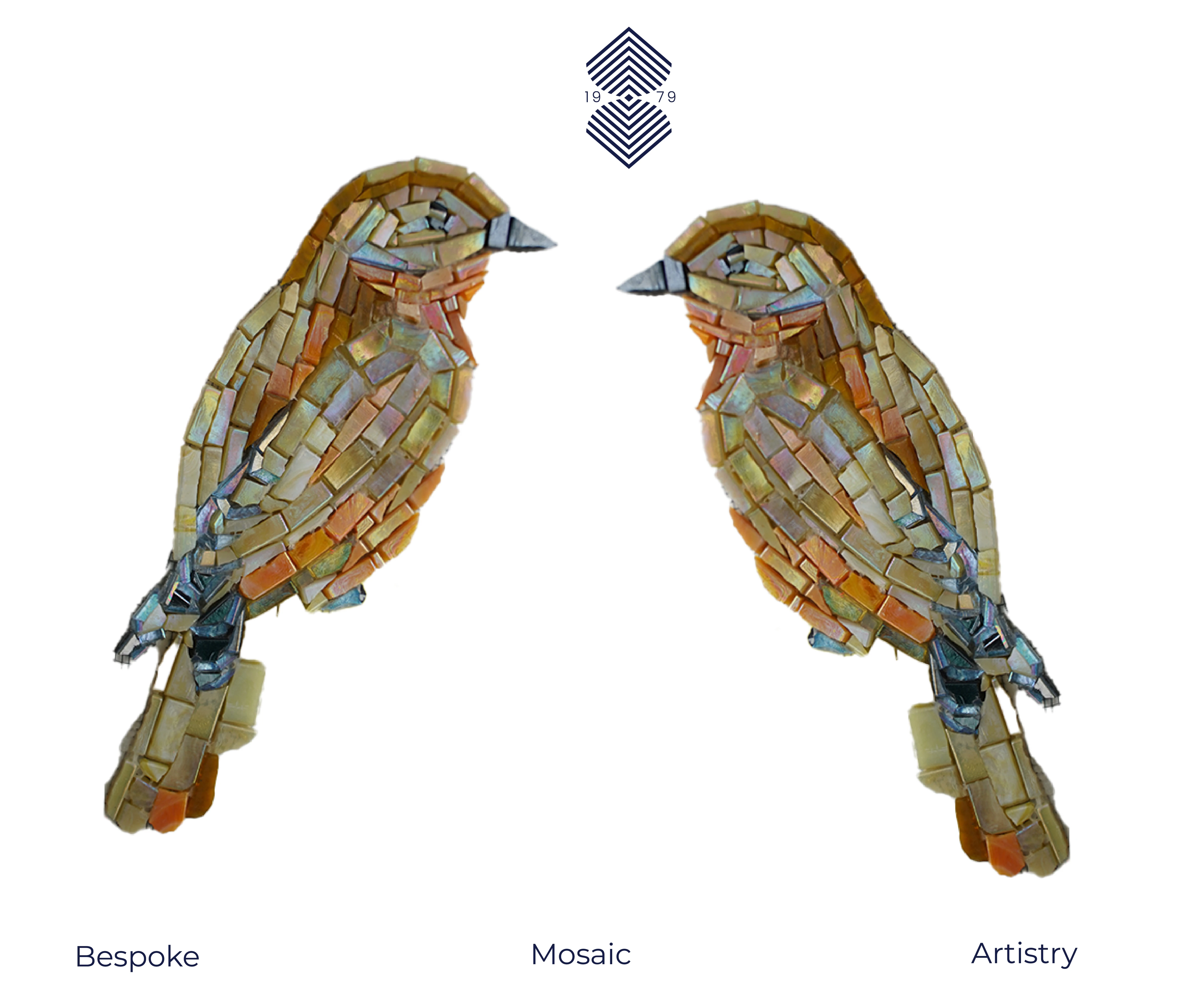 Small Bird Mosaic Design