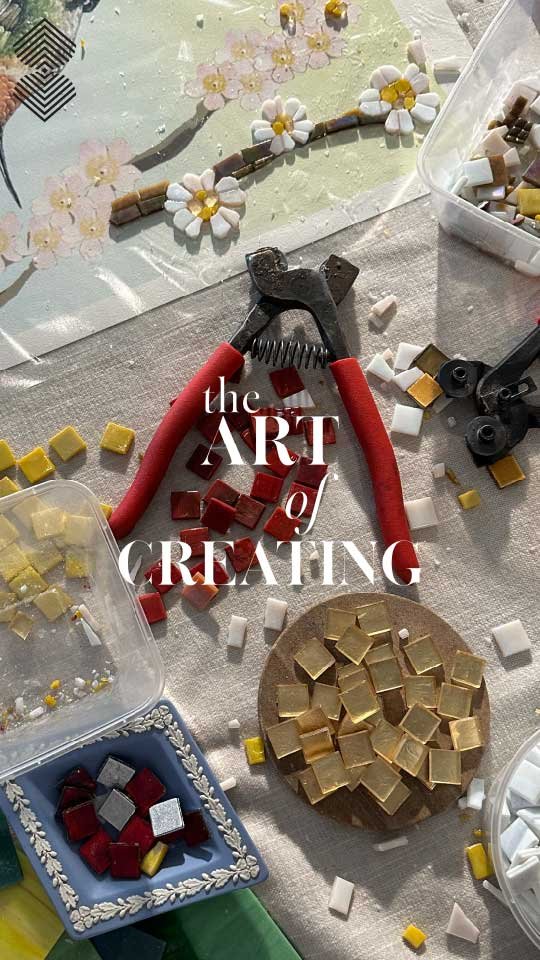 Material & Craftsmanship in mosaic walls