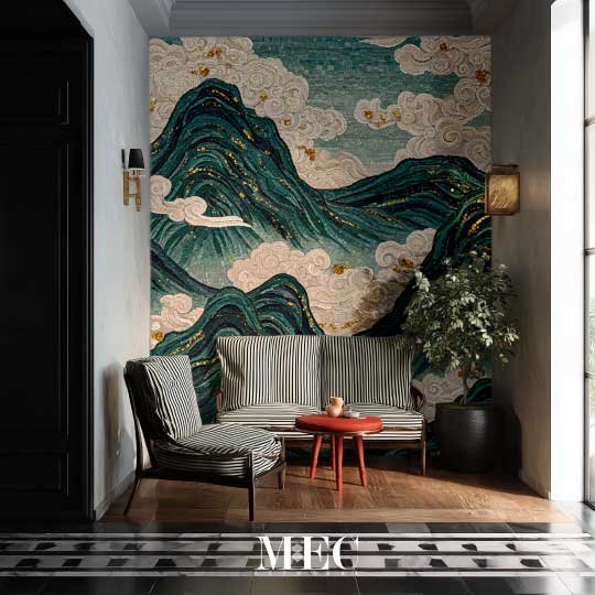 Mosaic Feature Walls Create the Strongest Visual Impact