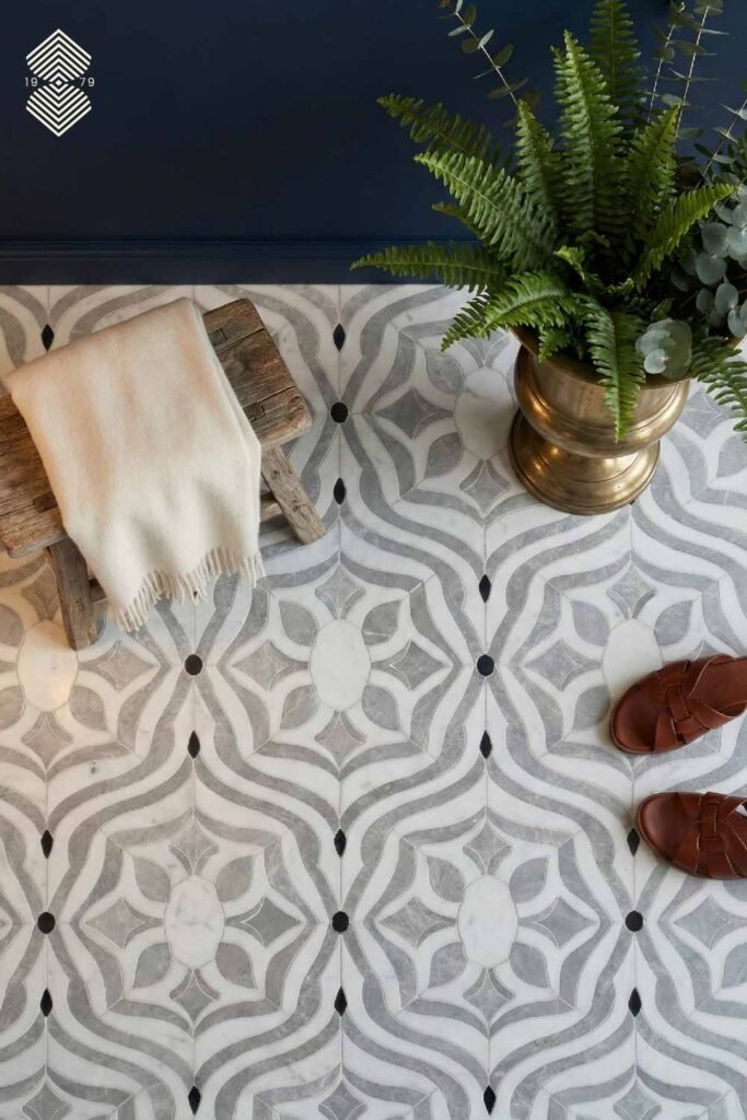 Seamless Architectural Surfaces with Waterjet Mosaics