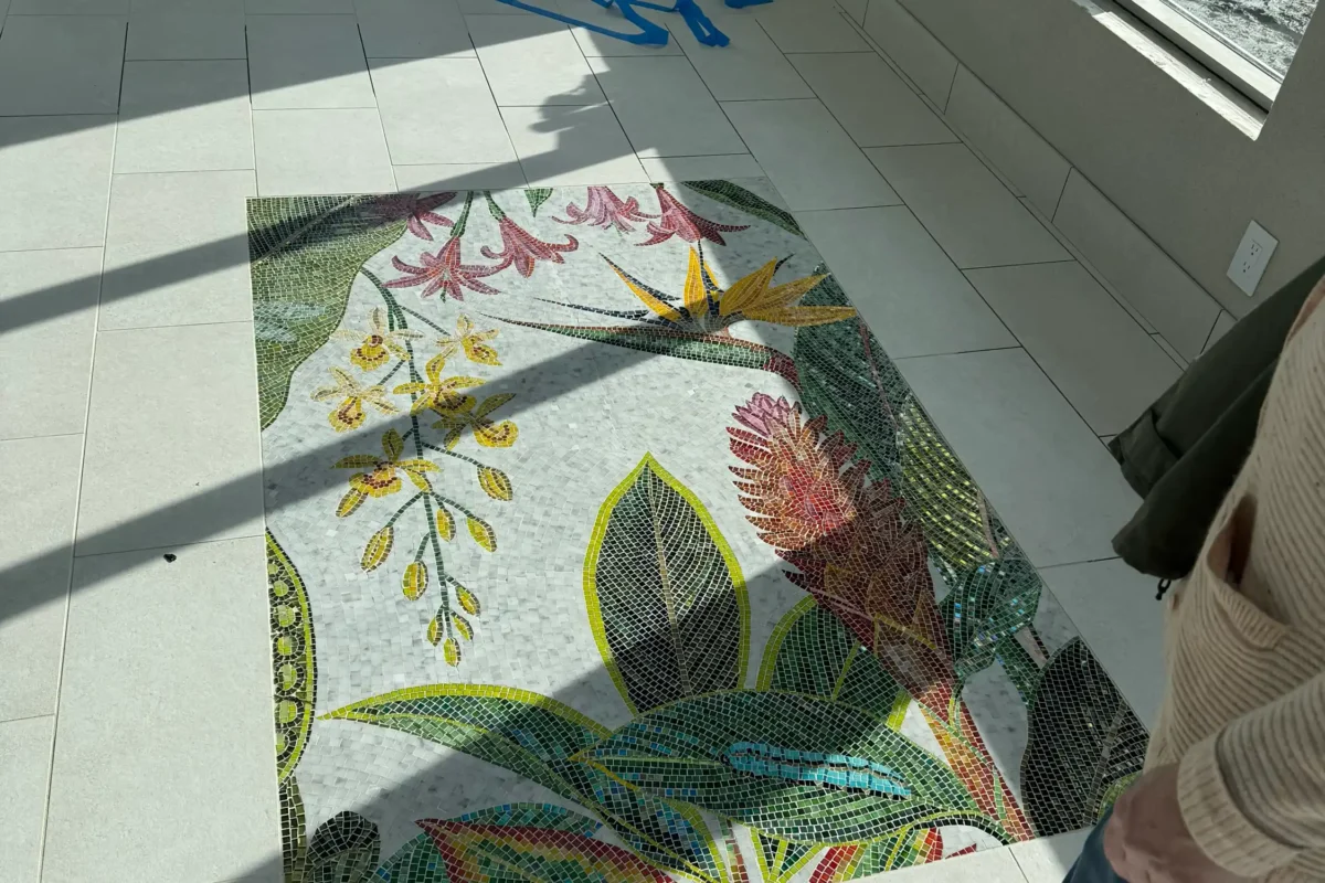 Mosaic Rug For William Cook