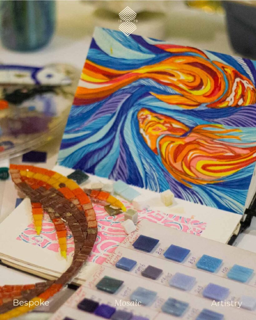 Custom mosaic artistry