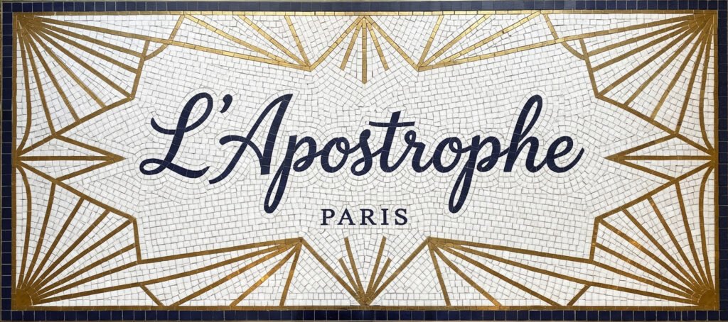 typography and logo mosaics for Luxury Retail & Boutique Entrances in Dubai