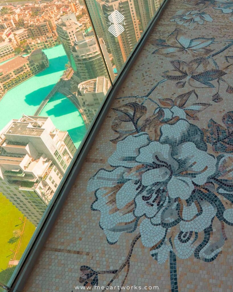 Bespoke Floral Mosaic Balcony