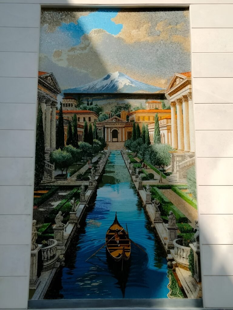 Mosaic installation by MEC for a Dubai Villa