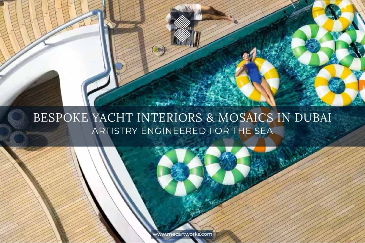 Bespoke Luxury mosaic for your private yacht
