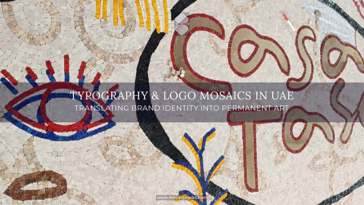 typography and logo mosaics idea