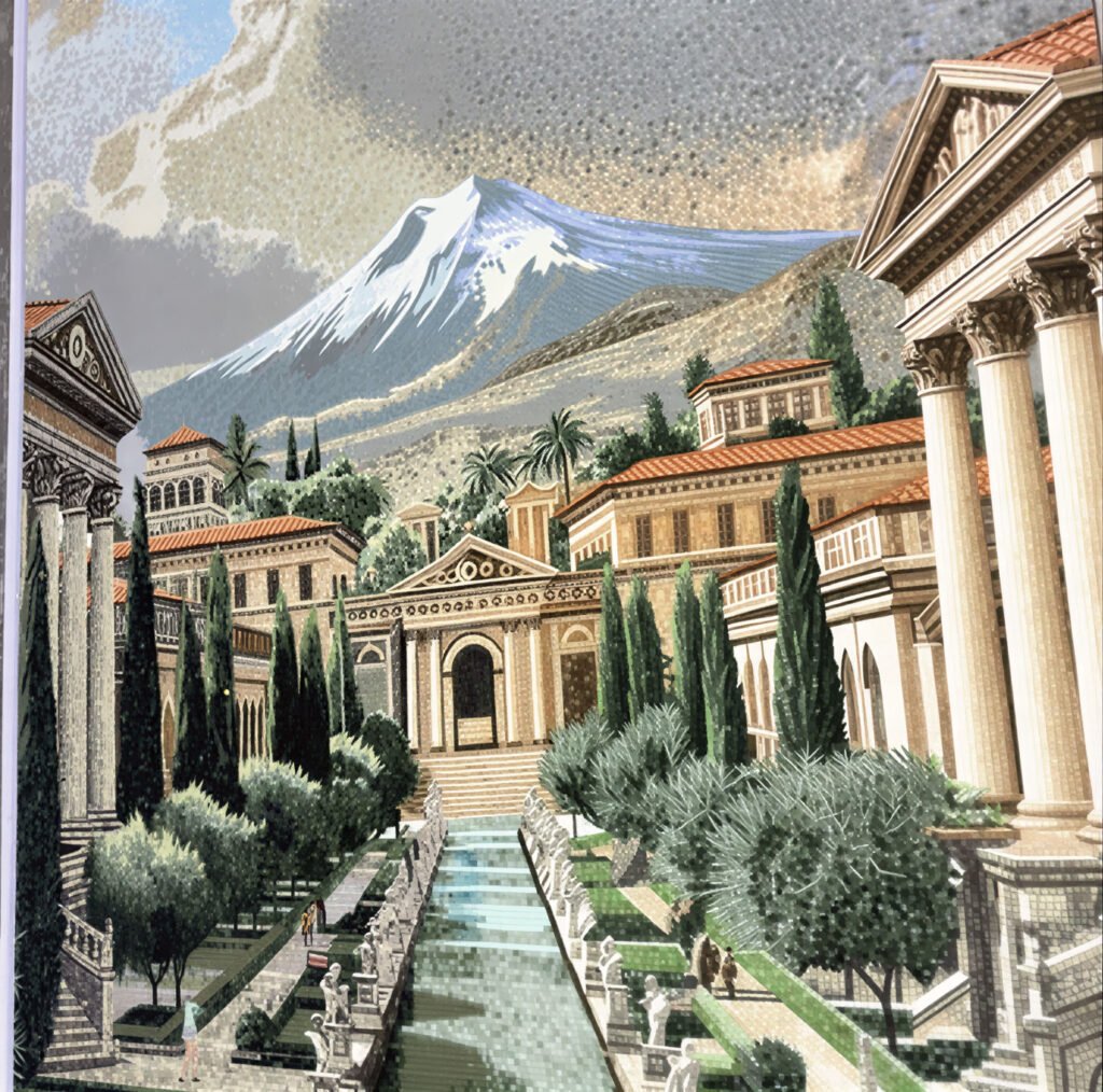 Mosaic Fabrication at client's residence in Dubai