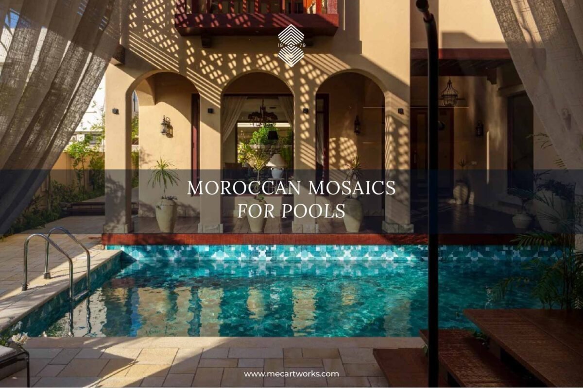 Moroccan pool mosaics UAE