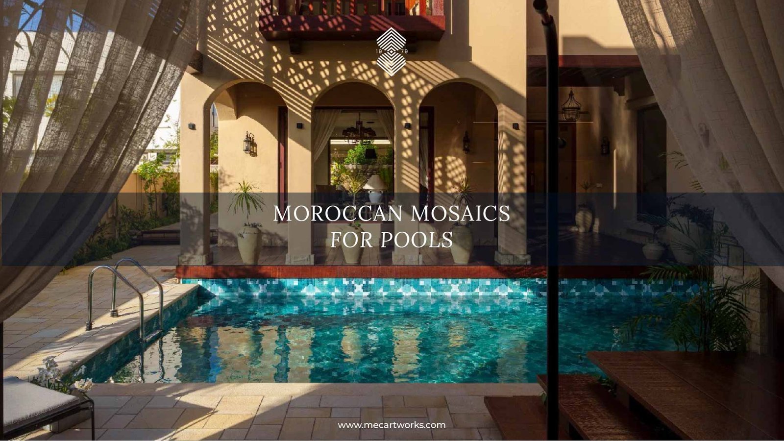 Moroccan pool mosaics UAE