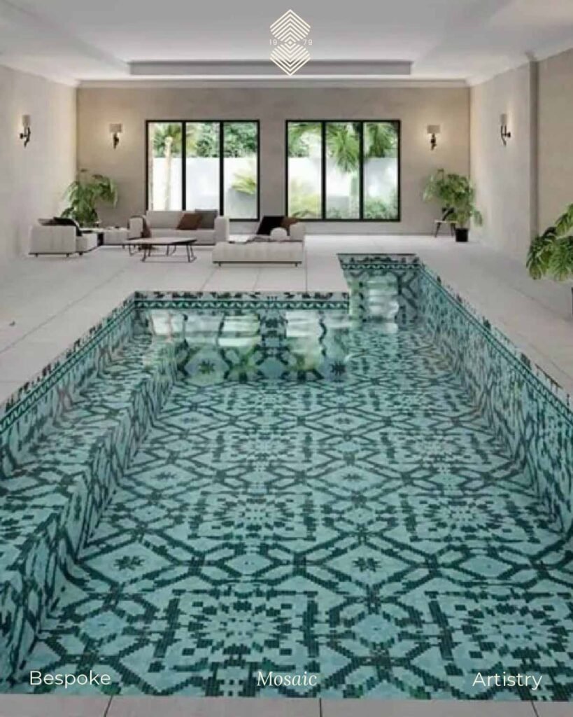 bespoke pool mosaics Middle East