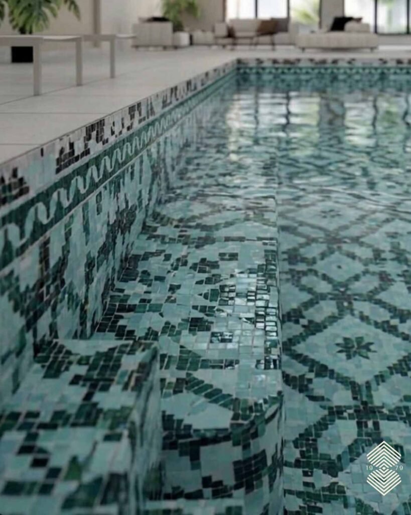 heat-resistant moroccan pool tiles