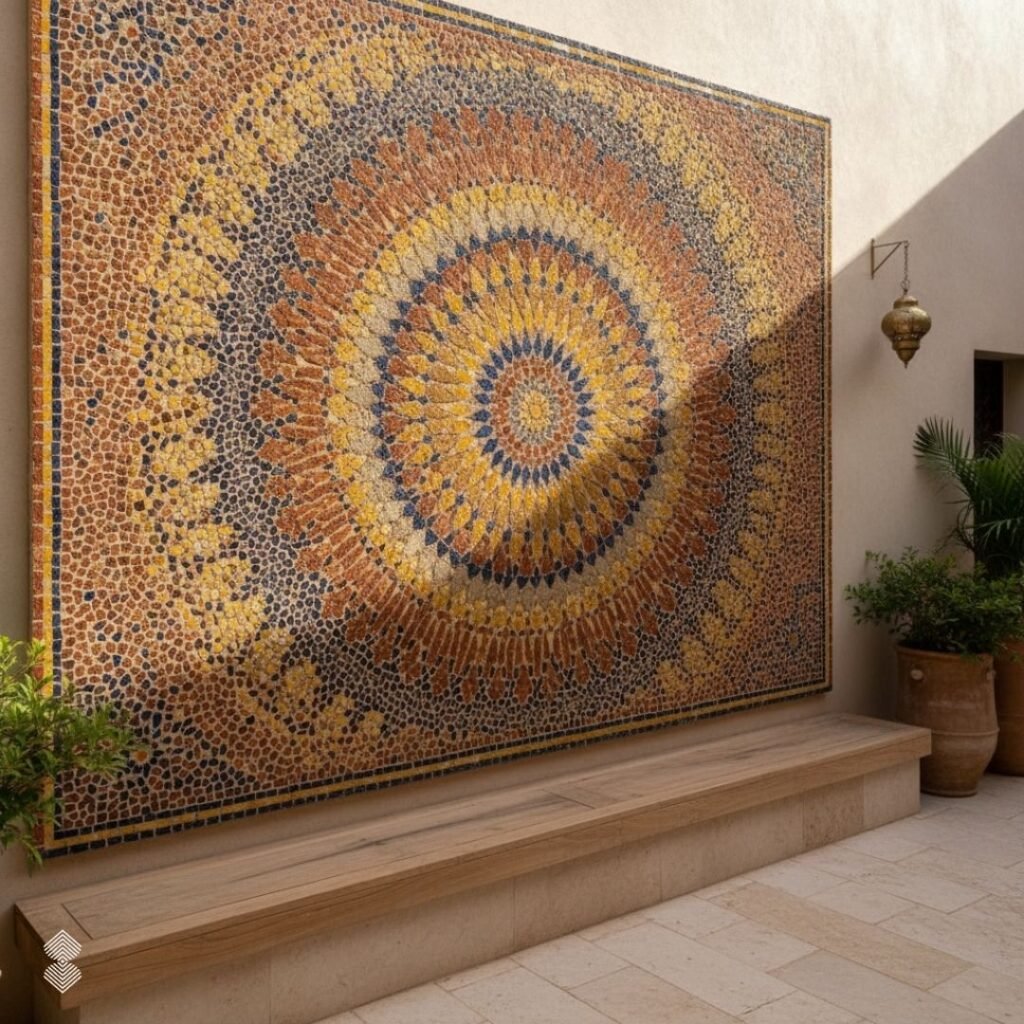 Islamic mosaic patterns