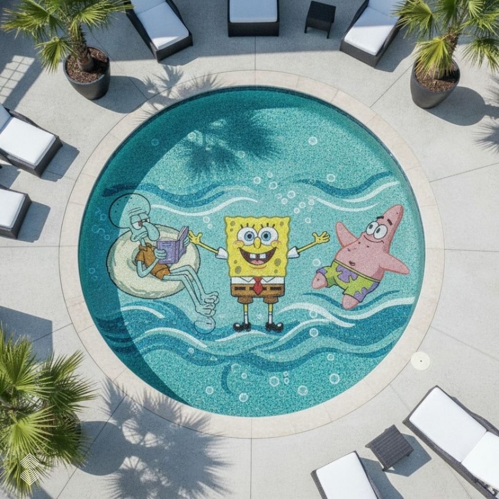 Marine and Nature-Themed Pool Designs