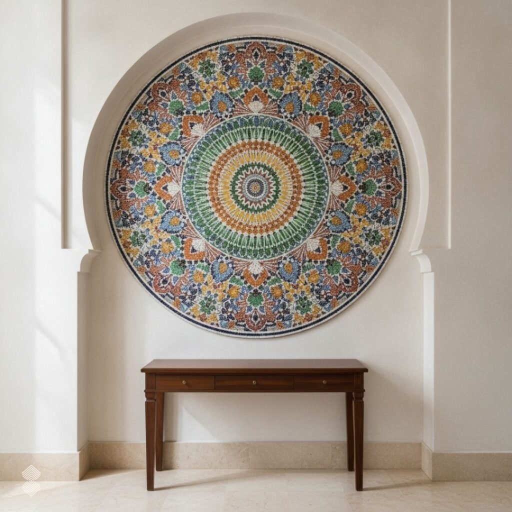 which mosaic pattern suits modern interiors