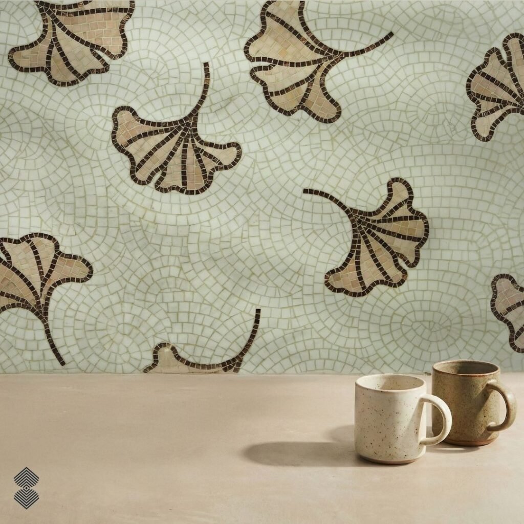 Gikgo mosaic pattern