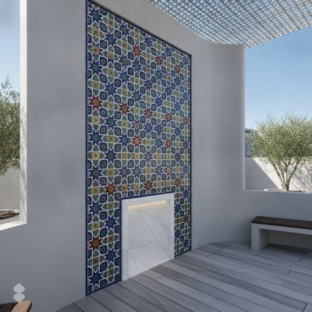 Moroccan vs Islamic mosaic style