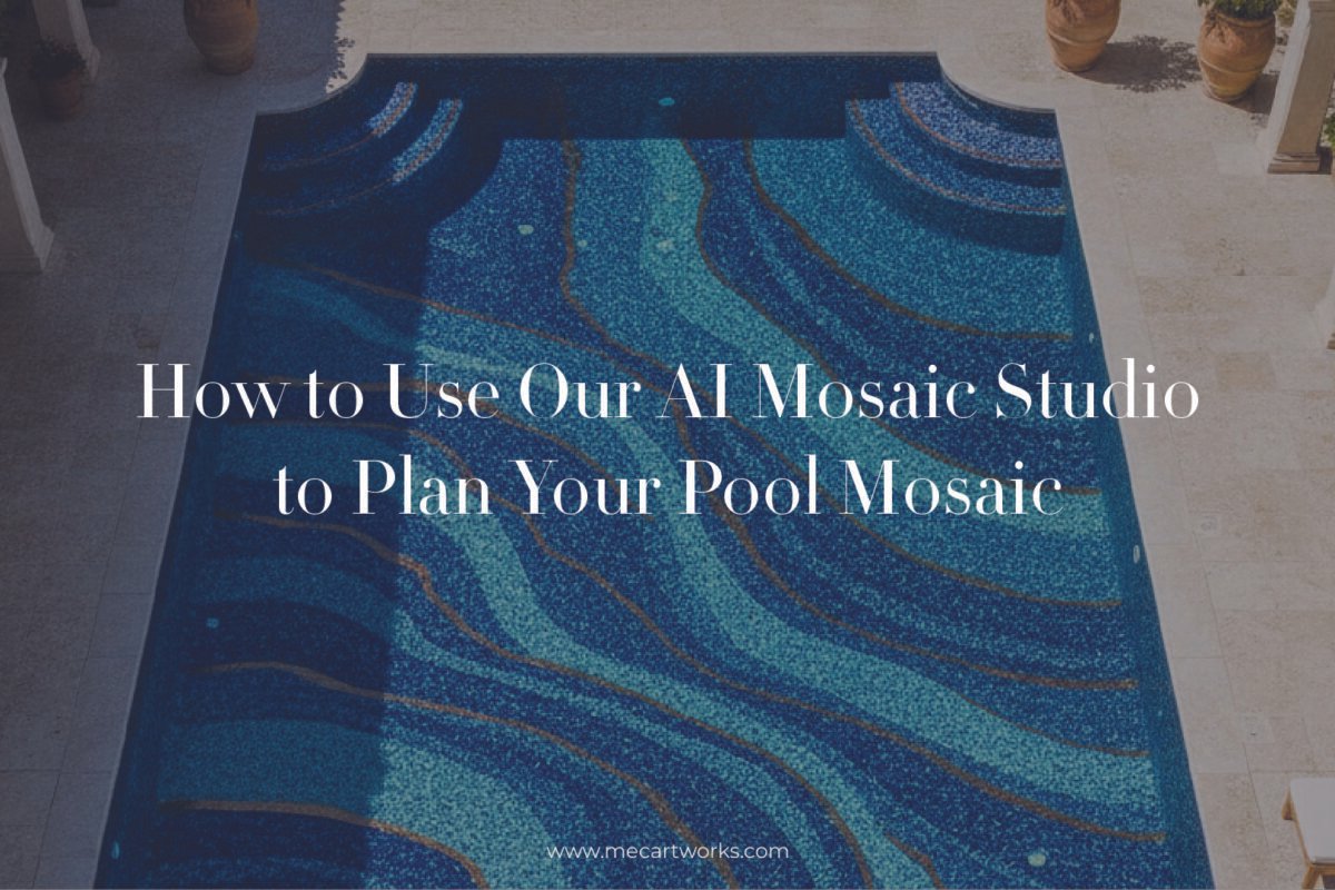 AI mosaic studio for pool design in UAE