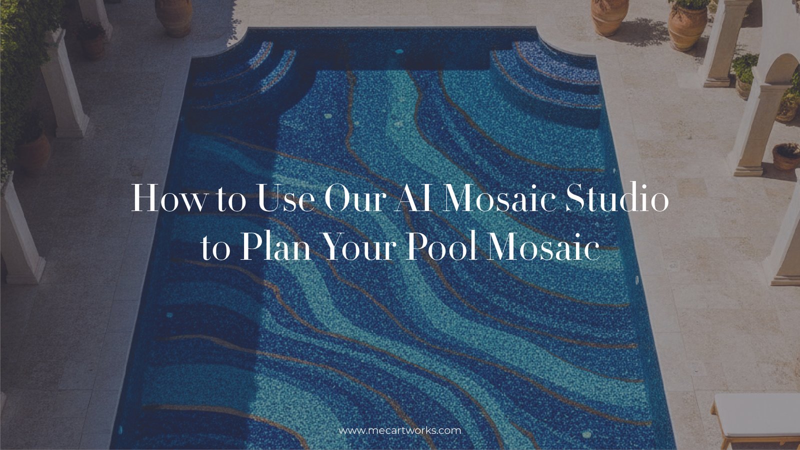 AI mosaic studio for pool design in UAE