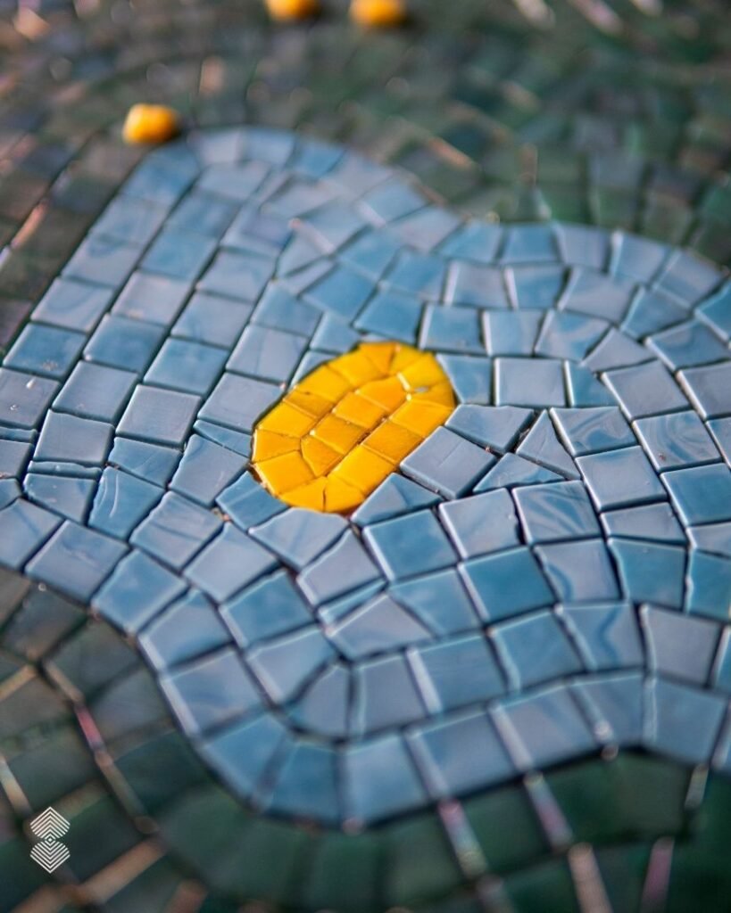 Blue & Yellow Mosaic