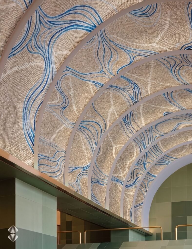 Ceiling Mosaic for a Restaurant
