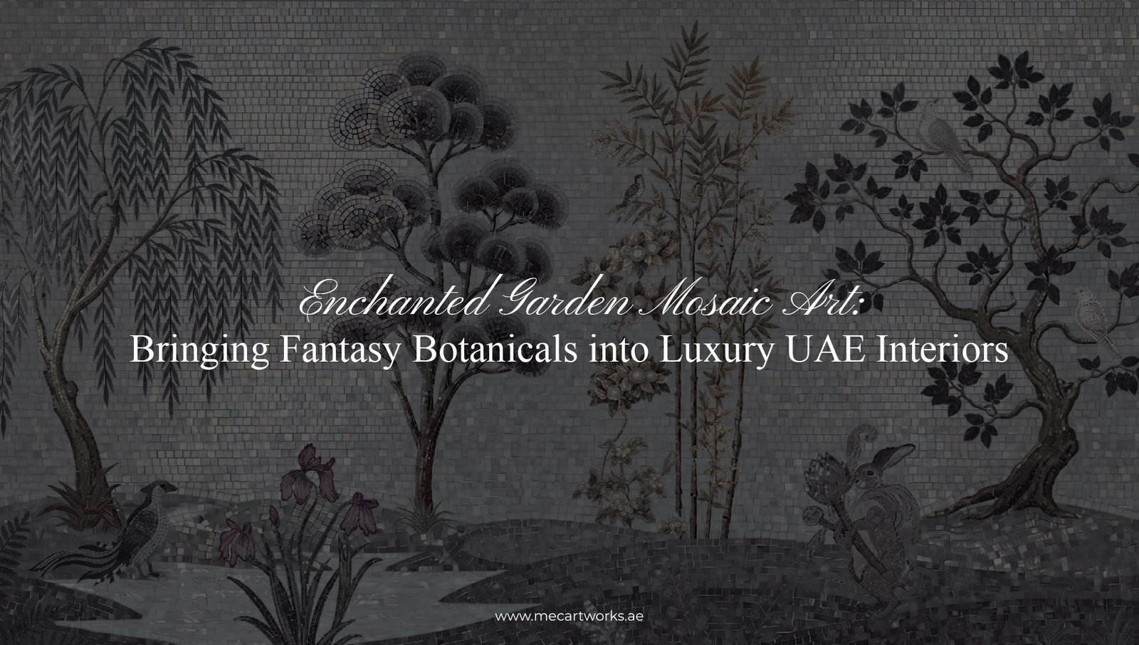Enchanted Garden Mosaic Art in UAE