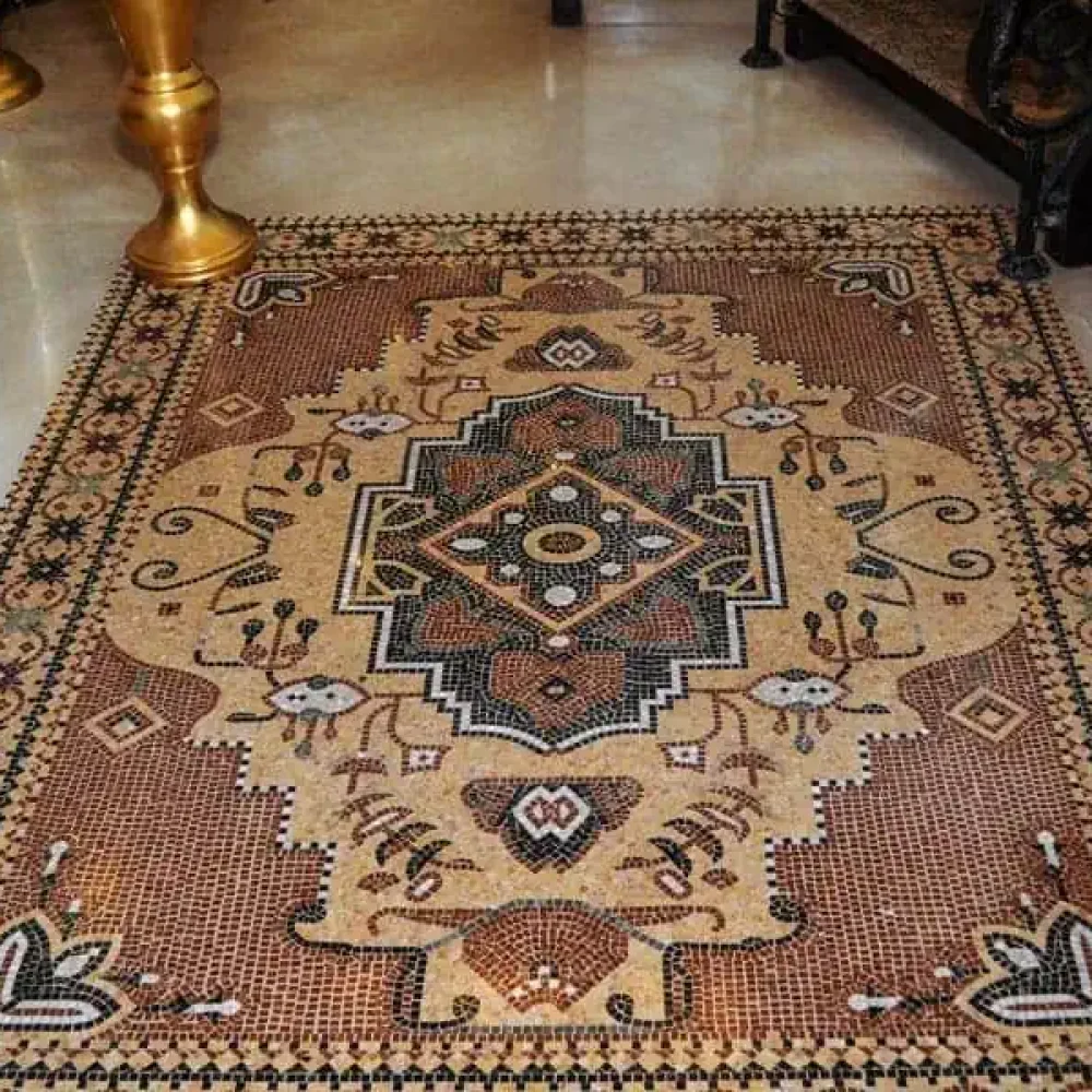 Artisanal Persian Heritage in Marble