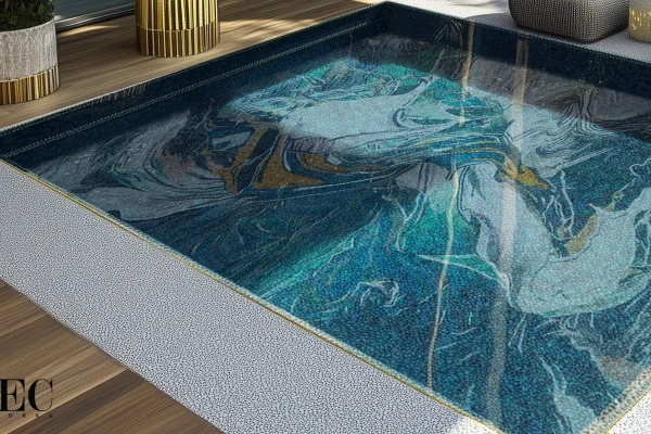 Pool Mosaic Installation 04