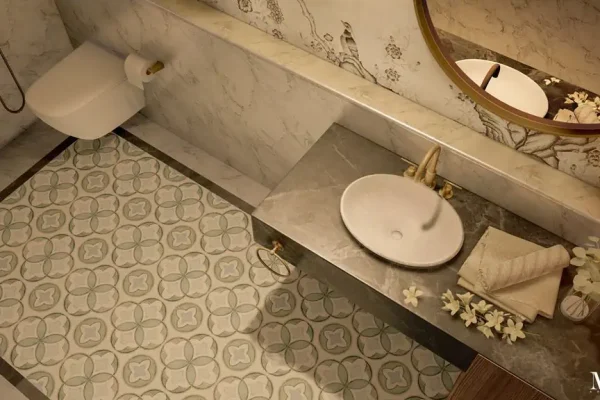 Anti-Slip Mosaic Shower Floor Tiles