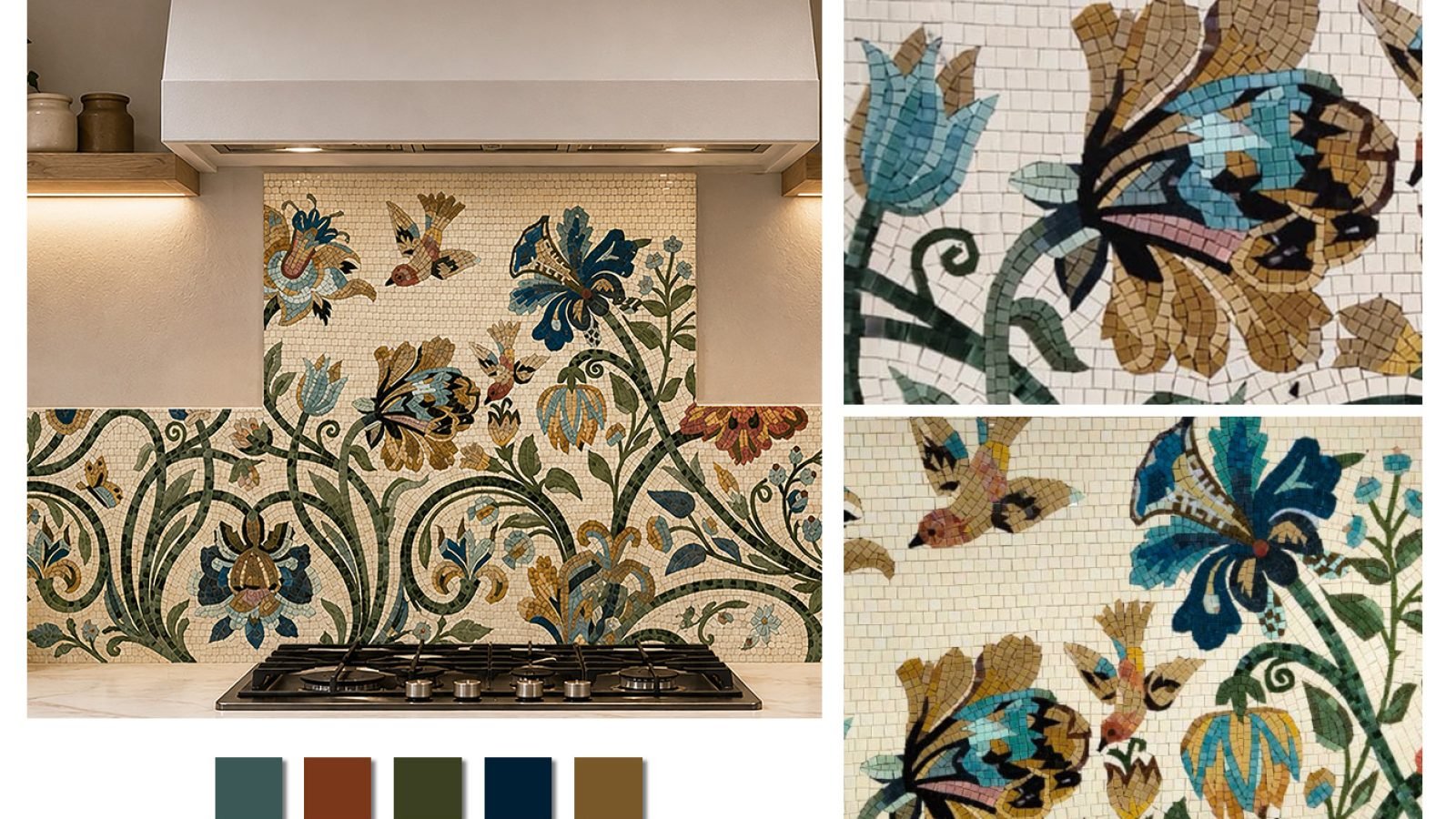 Glass Mosaic backsplash