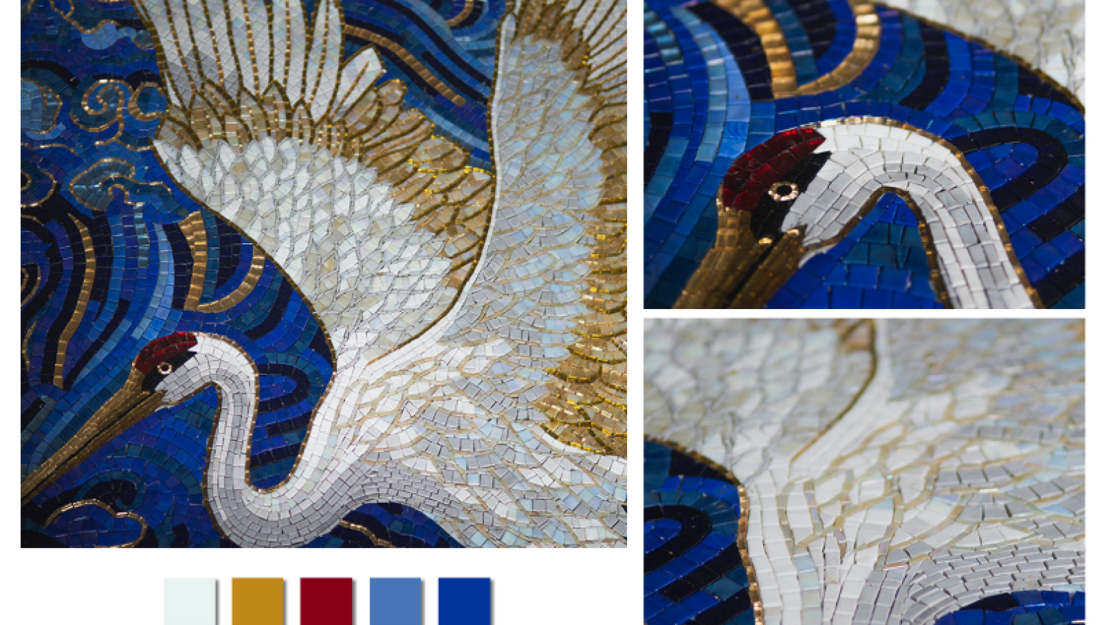 Layout of the mosaic